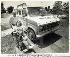 1982 Press Photo Wheelchair